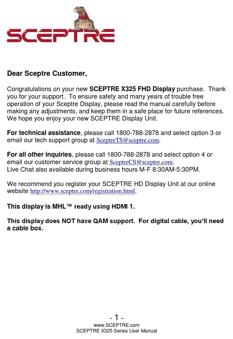 Sceptre X325BV-FSR User manual