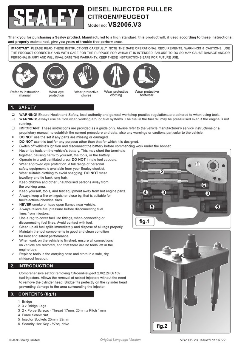 Sealey VS2005.V3 User manual