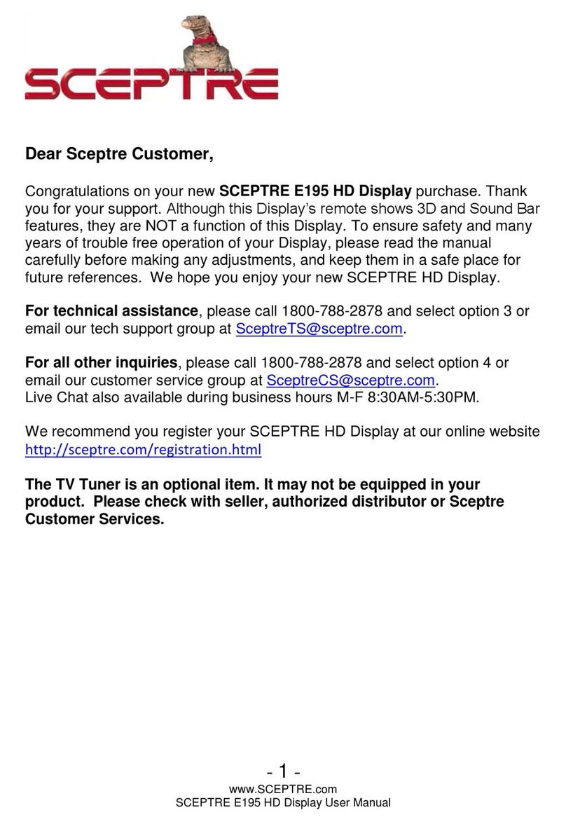 Sceptre E195BV-SRR manual