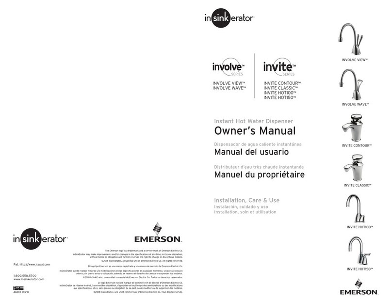 Emerson insinkerator INVOLVE VIEW User manual