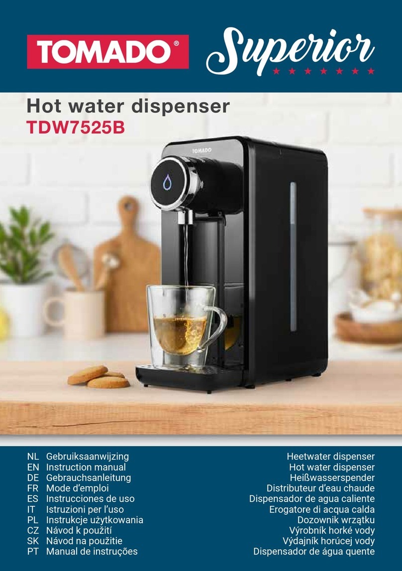 tomado Superior TDW7525B instruction manual