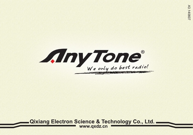 AnyTone AT-398UV User manual
