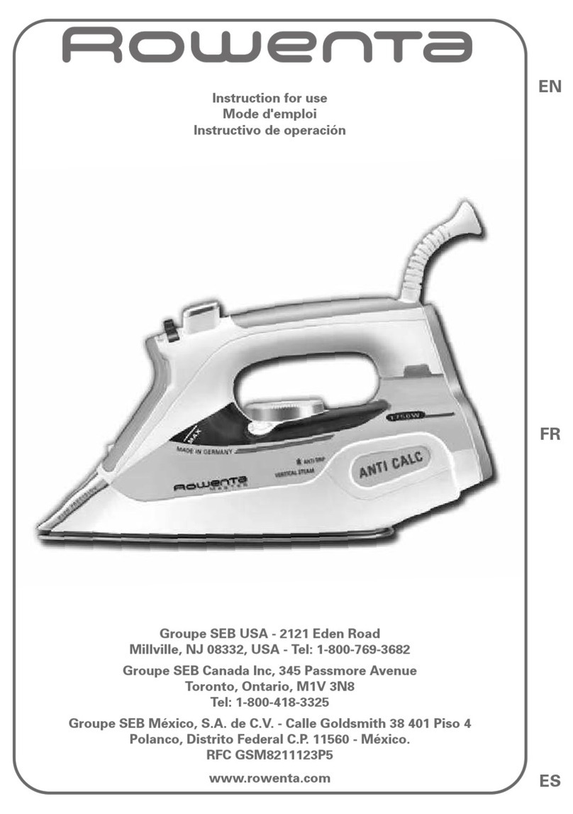 Rowenta STEAMIUM EXPERT Instructions for use