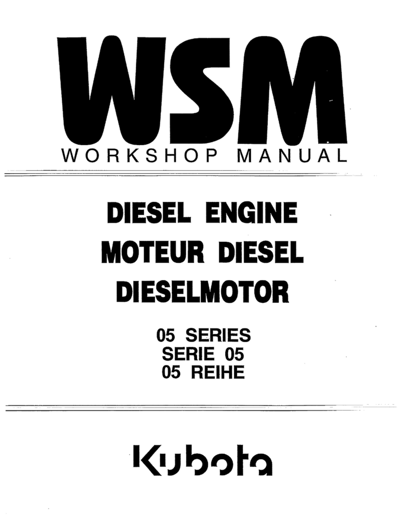Kubota WSM 05 Series Instruction manual