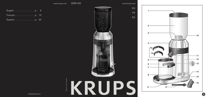 Krups GX610 User manual