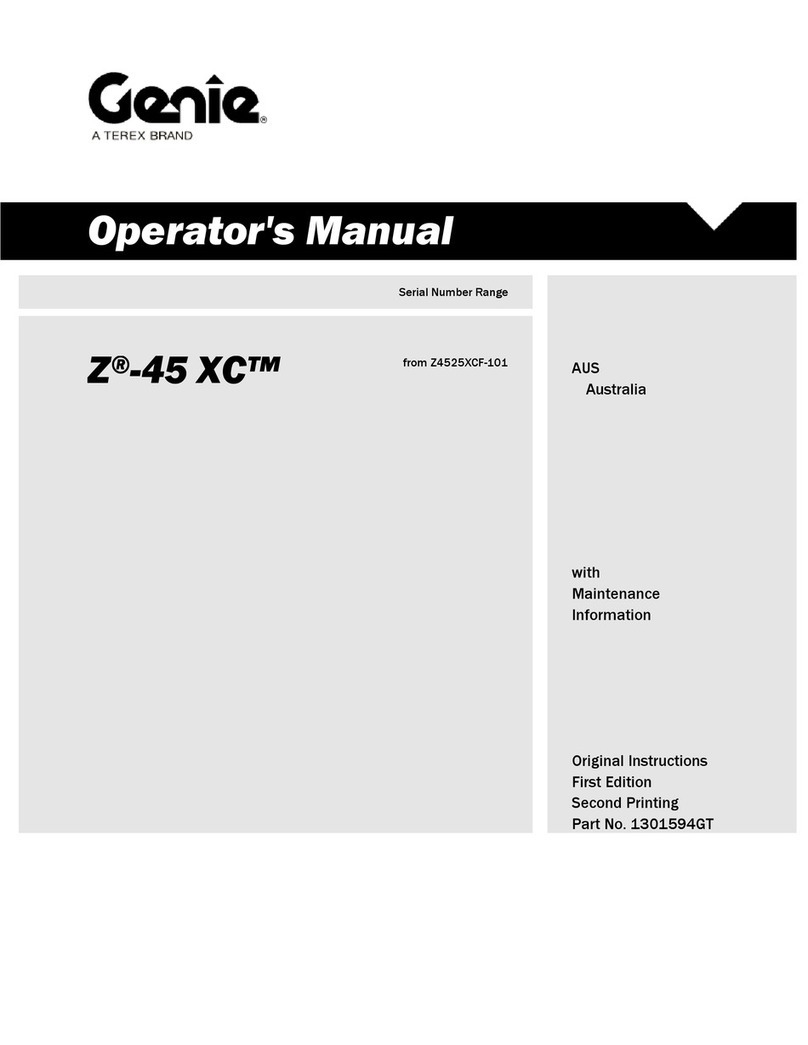 Terex Z4525XCF-101 User manual