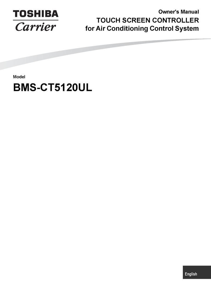 Carrier Toshiba BMS-CT5120UL owner's manual