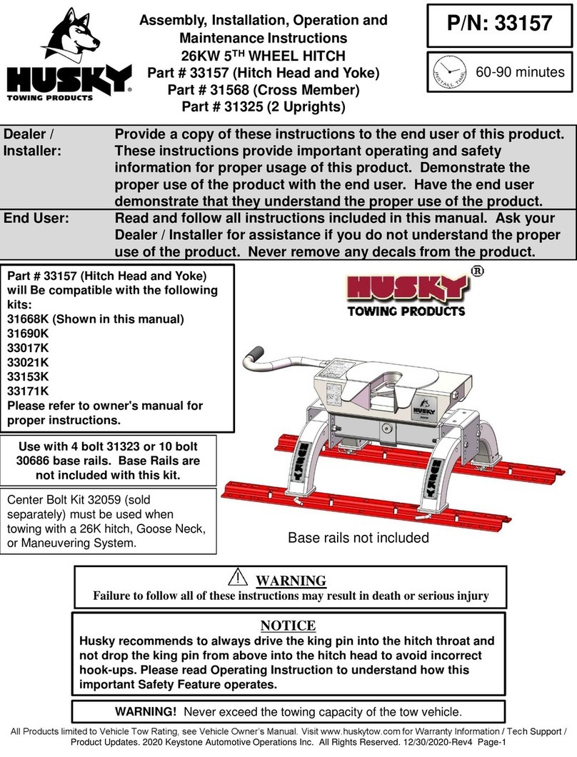 Husky 33157 User manual