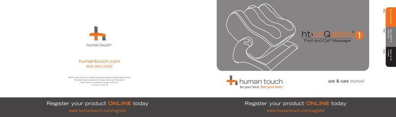 Human Touch ht-CirQlation-1 Use & care manual