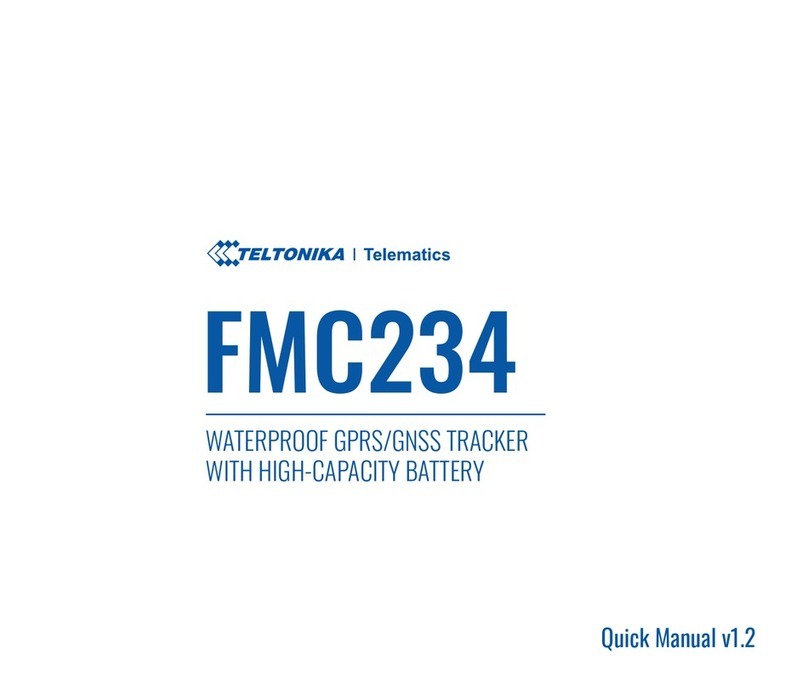 Teltonika FMC234 Quick manual
