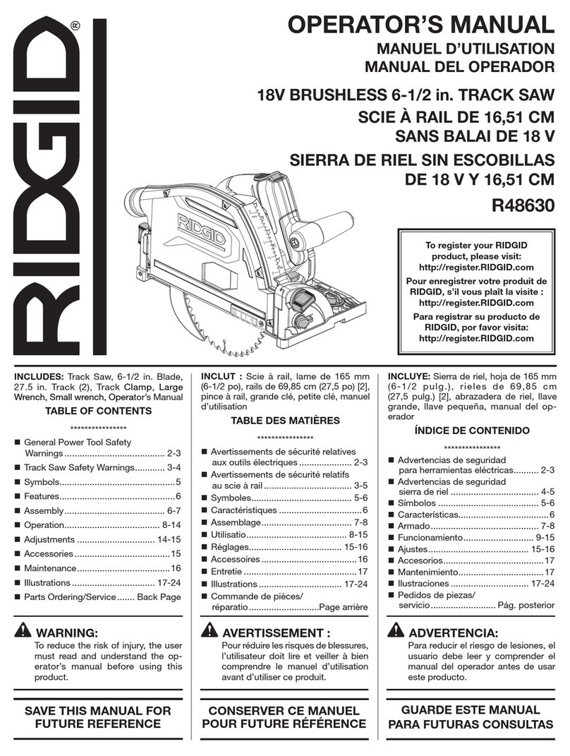 RIDGID R48630 Operator's manual