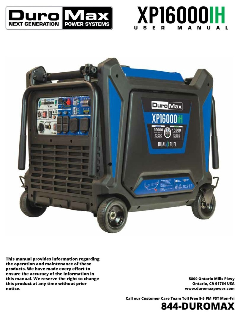 DUROMAX XP16000IH User manual