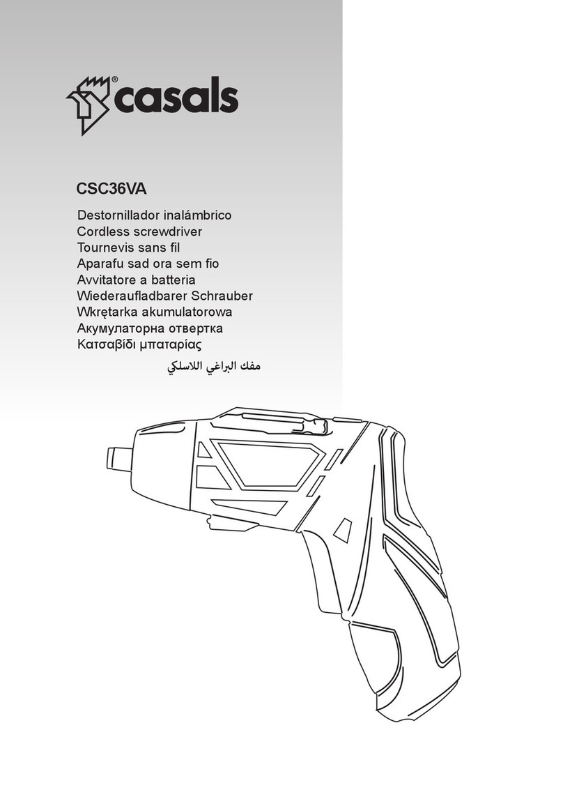 Casals CSC36VA User manual