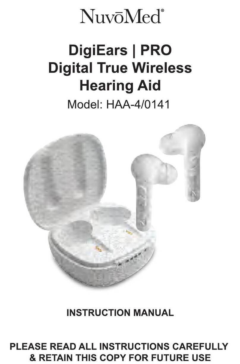 NuvoMed DigiEars PRO instruction manual