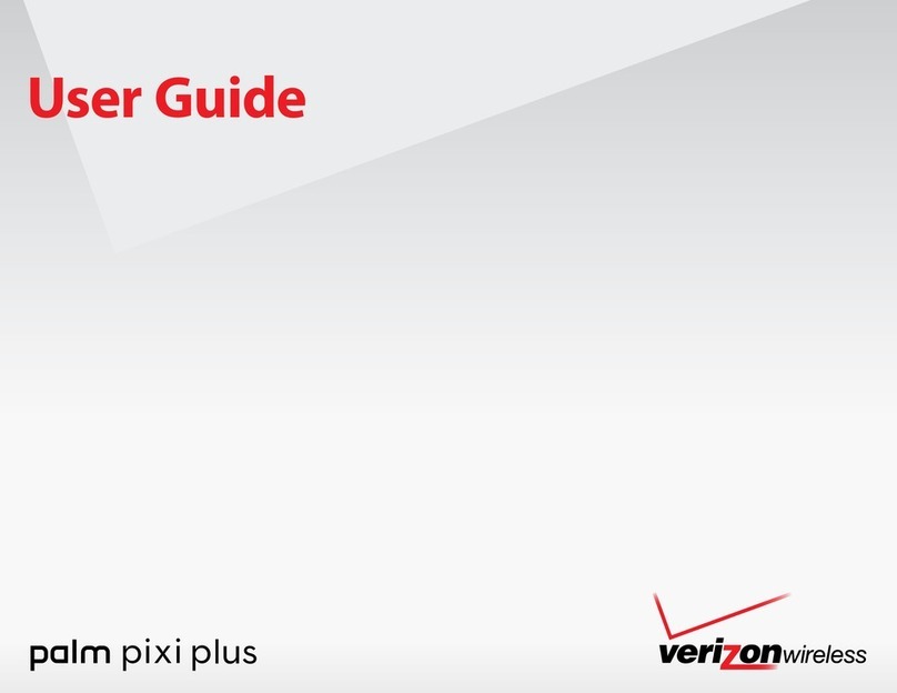 Verizon Wireless palm pixi plus User manual Verizon Wireless palm pixi plus User manual
