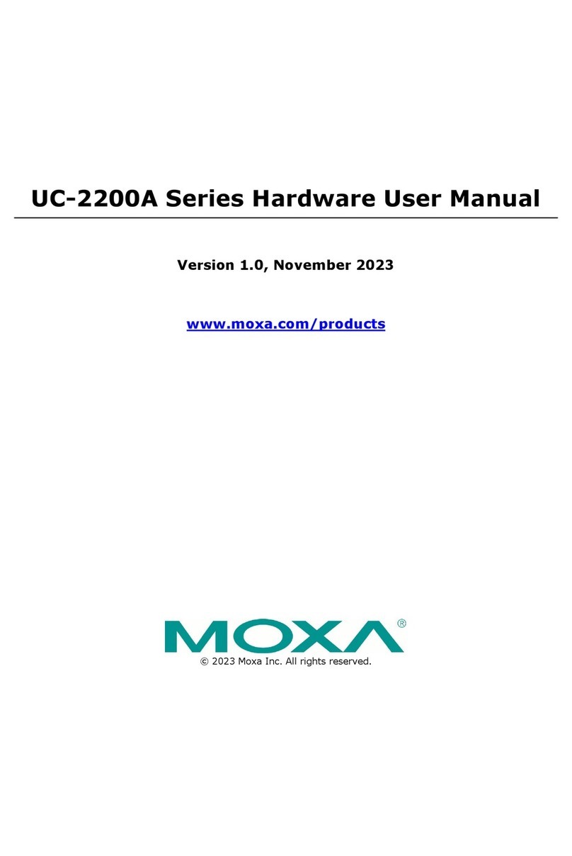 Moxa Technologies UC-2200A Series Hardware user manual Moxa Technologies UC-2200A Series Hardware user manual