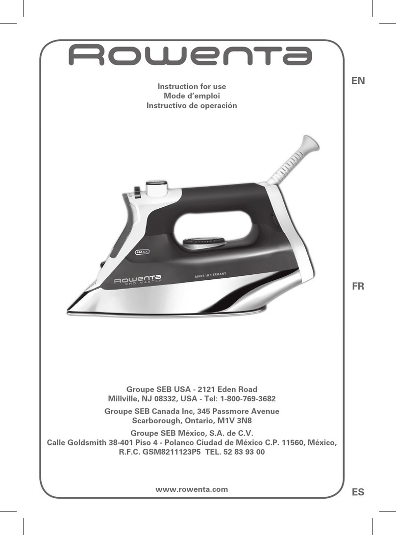 Rowenta Ultimate Iron DW8081U1 User manual