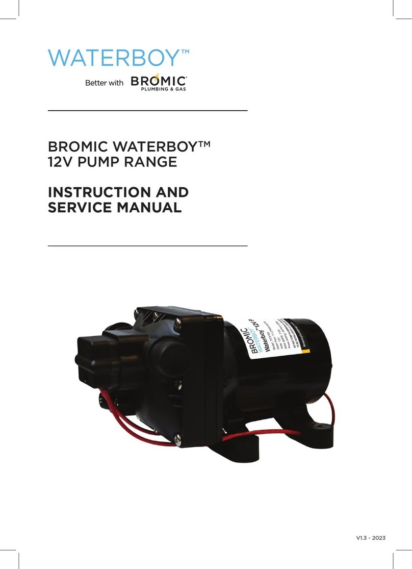 Bromic Heating WATERBOY Series Instruction and service manual