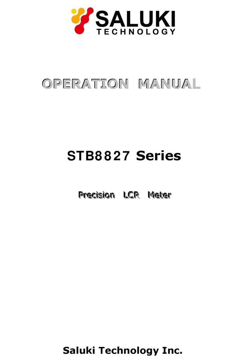 Saluki STB8827 Series Operation manual