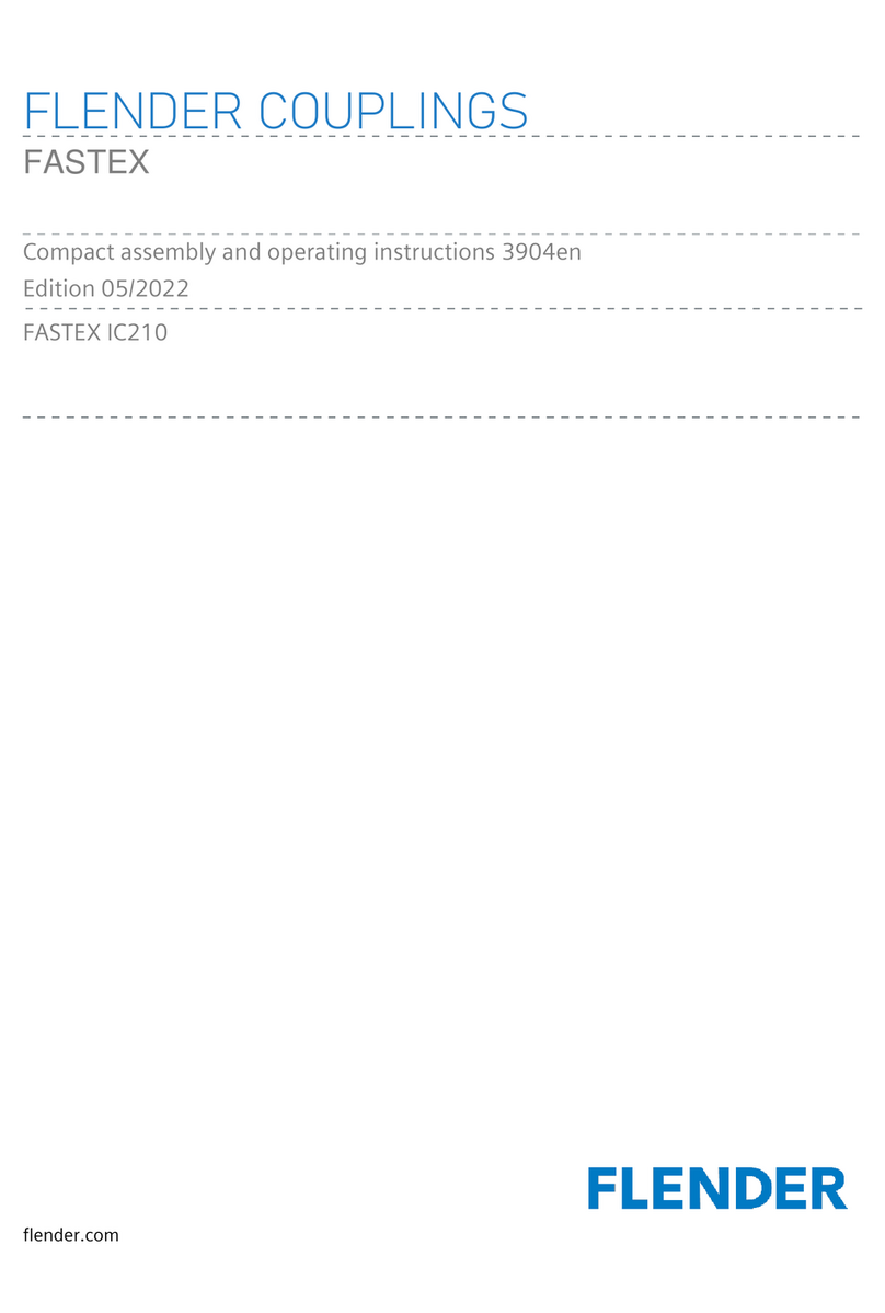 FLENDER FASTEX IC210 Assembly and operating instructions