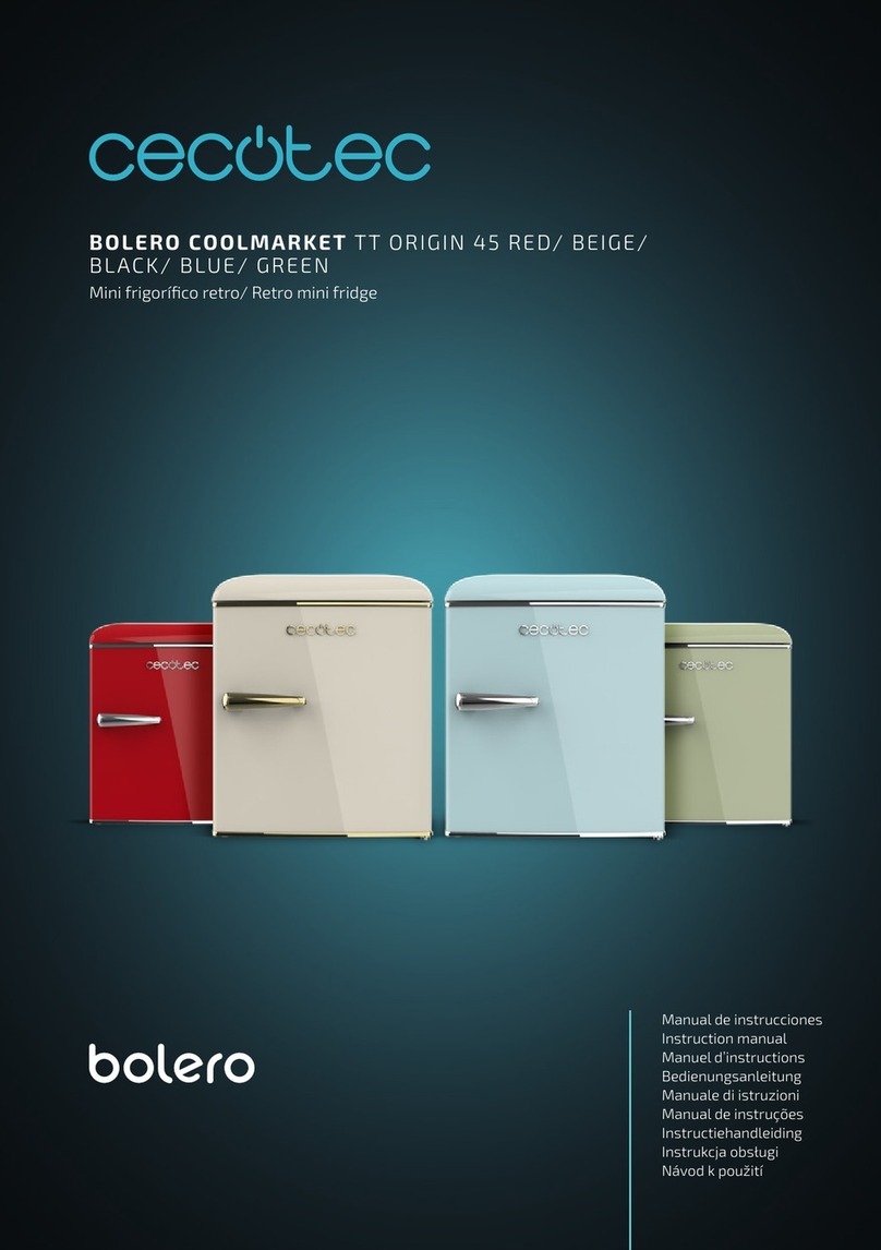 cecotec BOLERO COOLMARKET TT ORIGIN 45 RED instruction manual