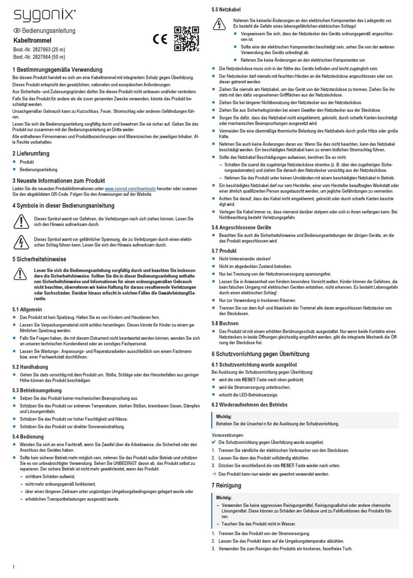 Sygonix SY-5655928 operating instructions
