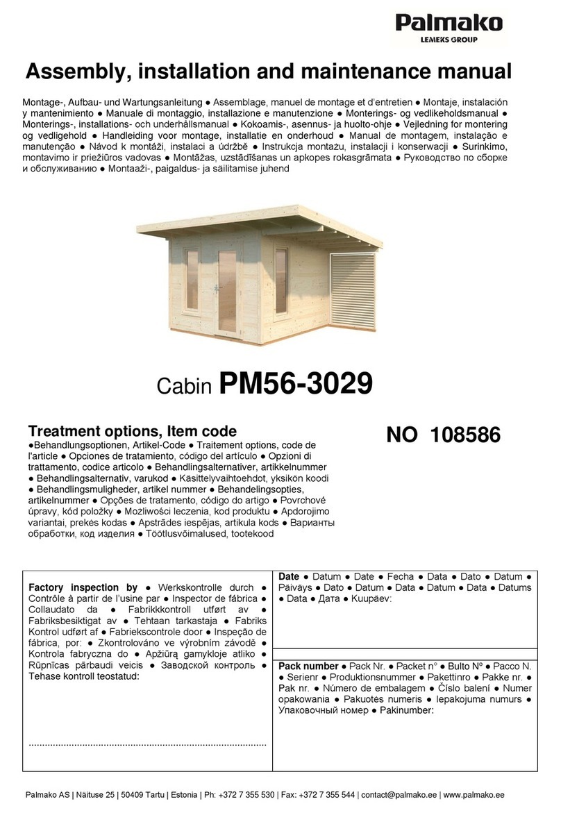 Lemeks 108586 Assembly, installation and maintenance manual