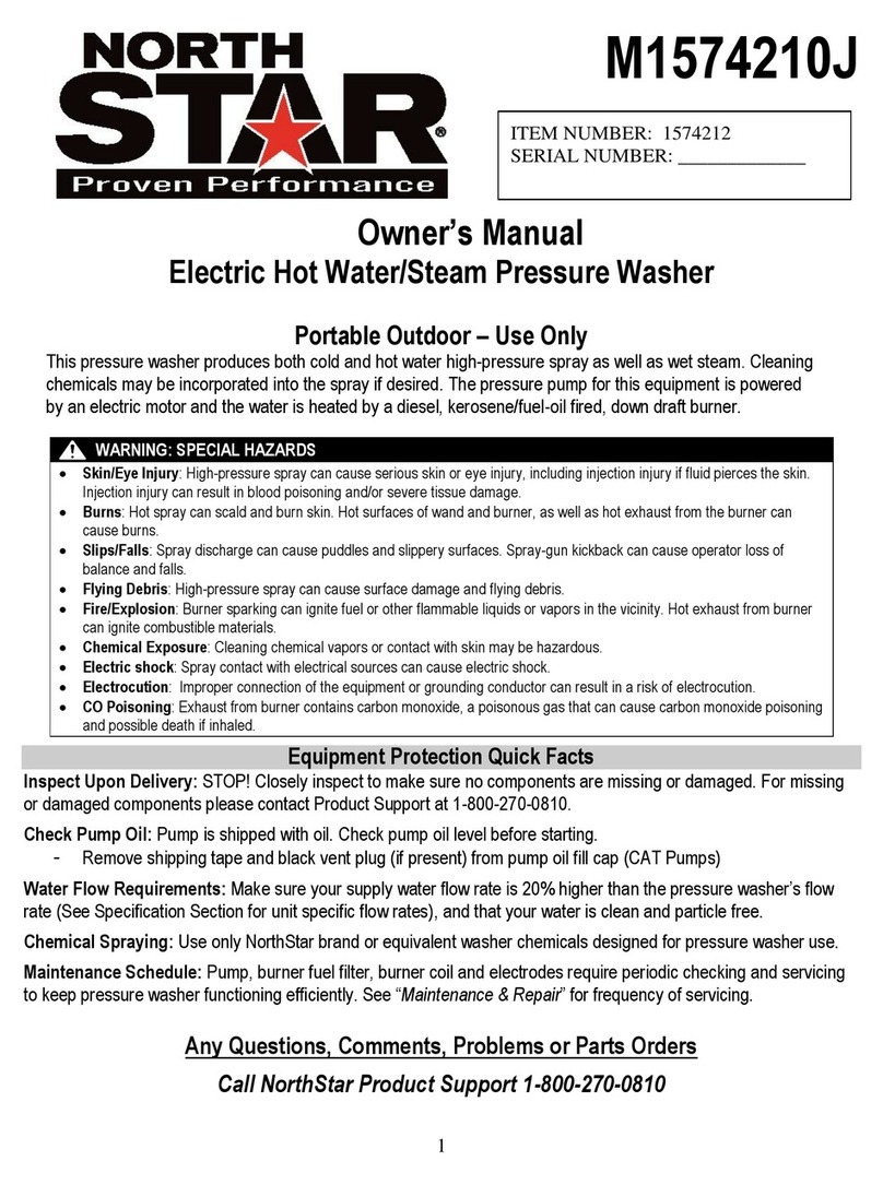 North Star M1574210J owner's manual