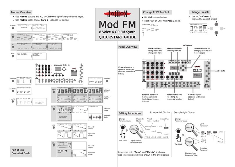 Jomox Mod FM quick start guide