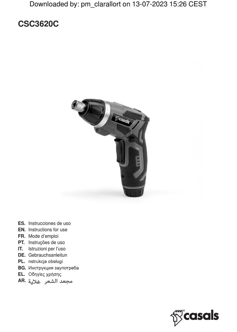 Casals CSC3620C User manual