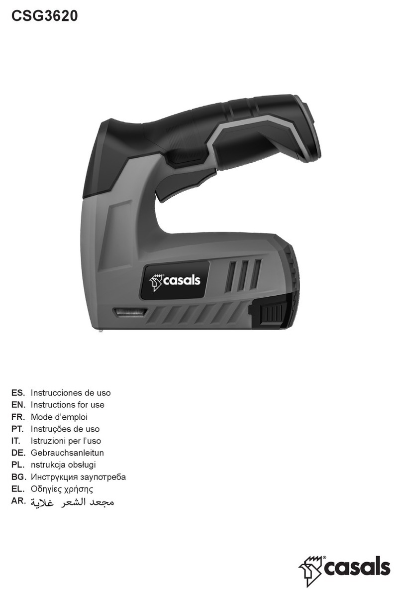 Casals CSG3620 Instructions for use