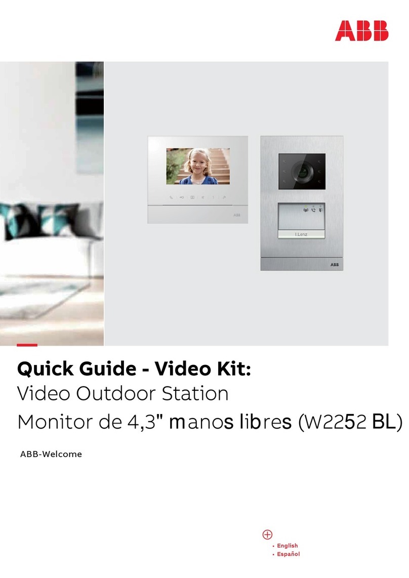 ABB W2252 BL User manual
