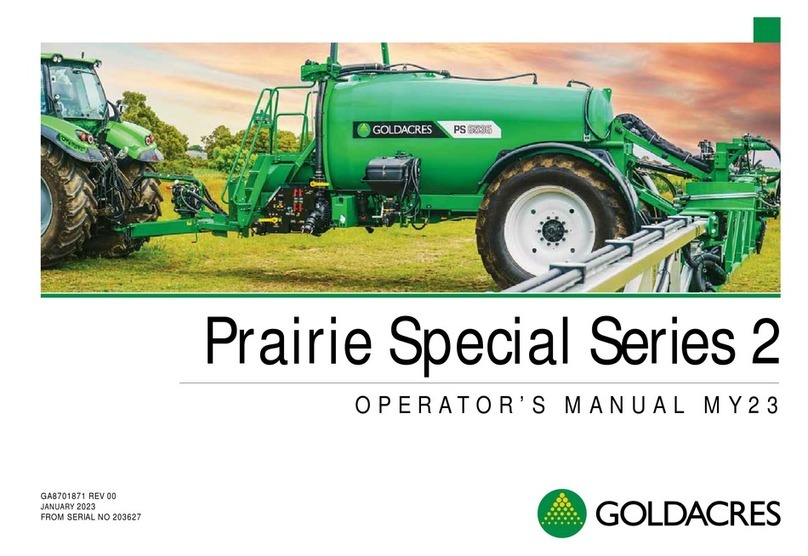 Goldacres Prairie Special 2 Series Operator's manual