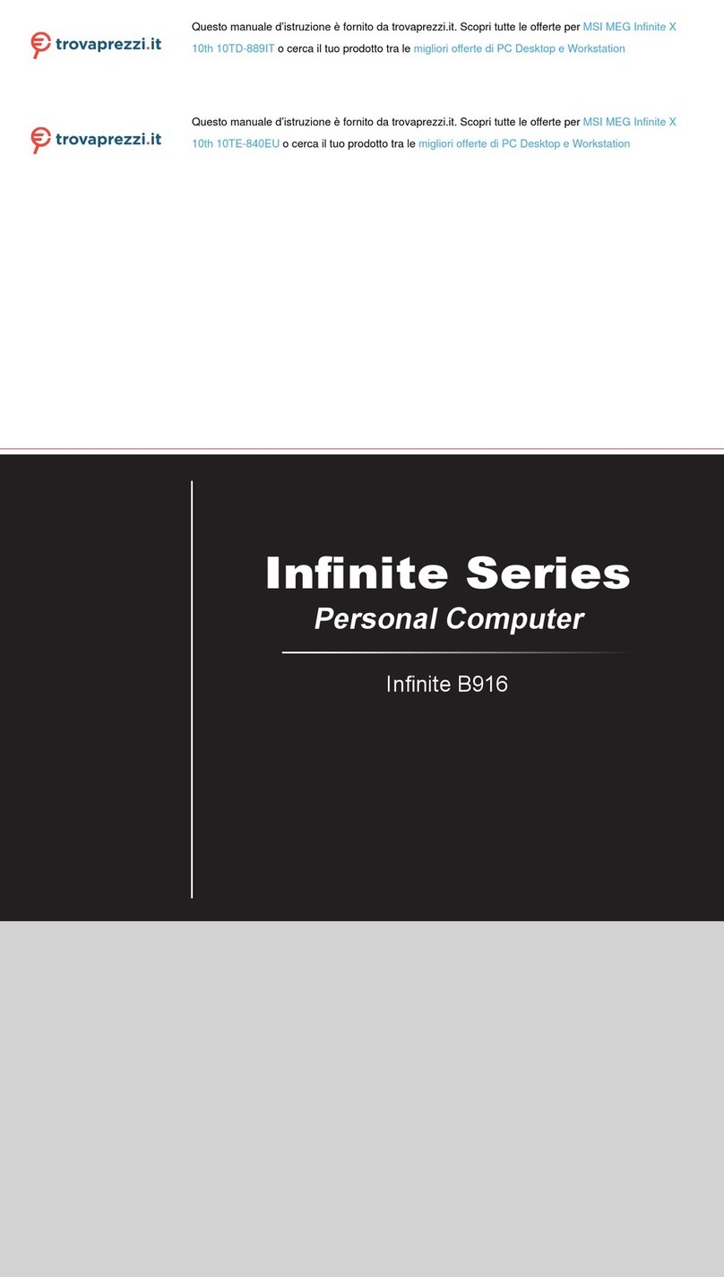 MSI 10TD-889IT User manual