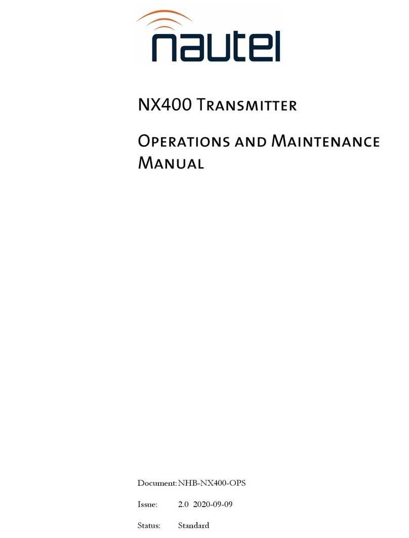 Nautel NX Series Operation and maintenance