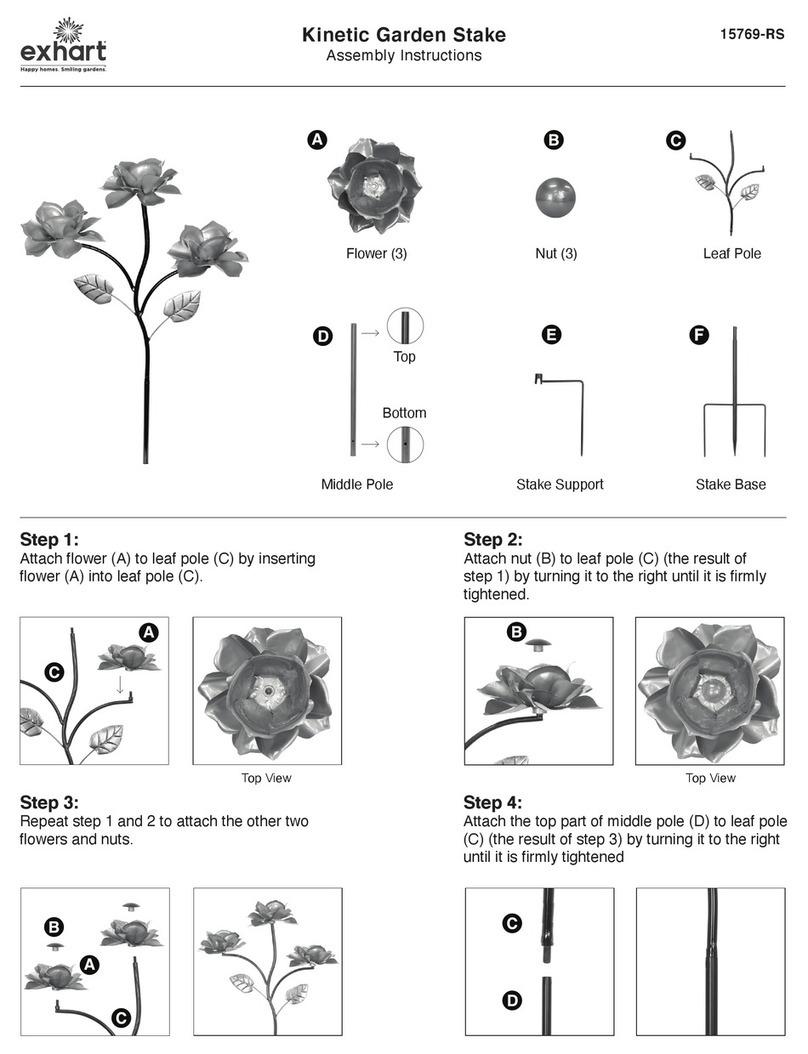 exhart 15769-RS Assembly instructions