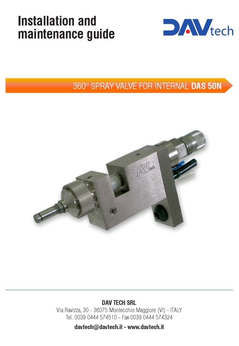DAV TECH DAS 50N Installation and maintenance guide