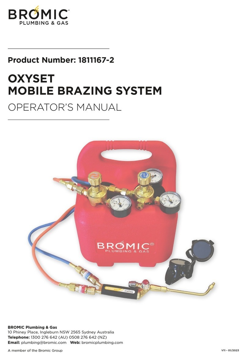 Bromic Heating OXYSET 1811167-2 Operator's manual