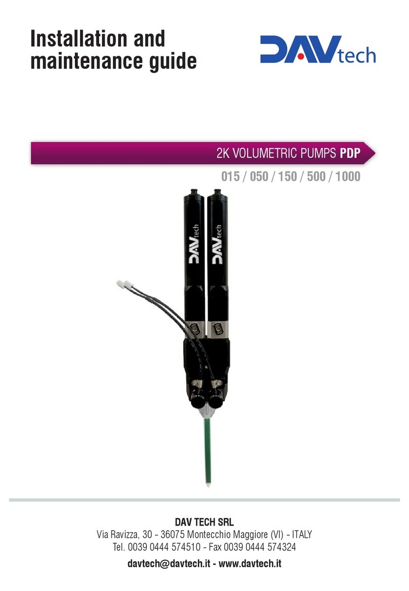 DAV TECH PDP-005 Installation and maintenance guide