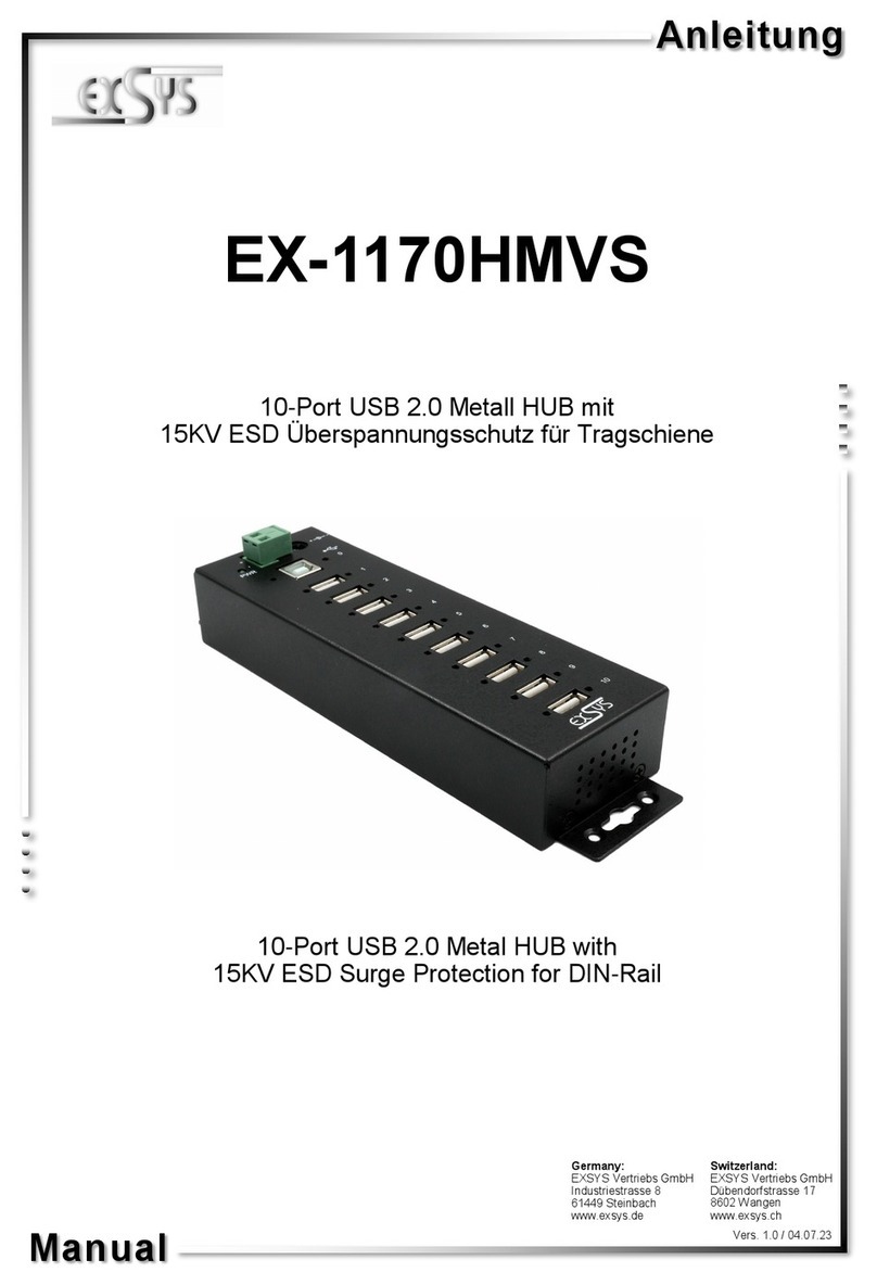 Exsys EX-1170HMVS manual