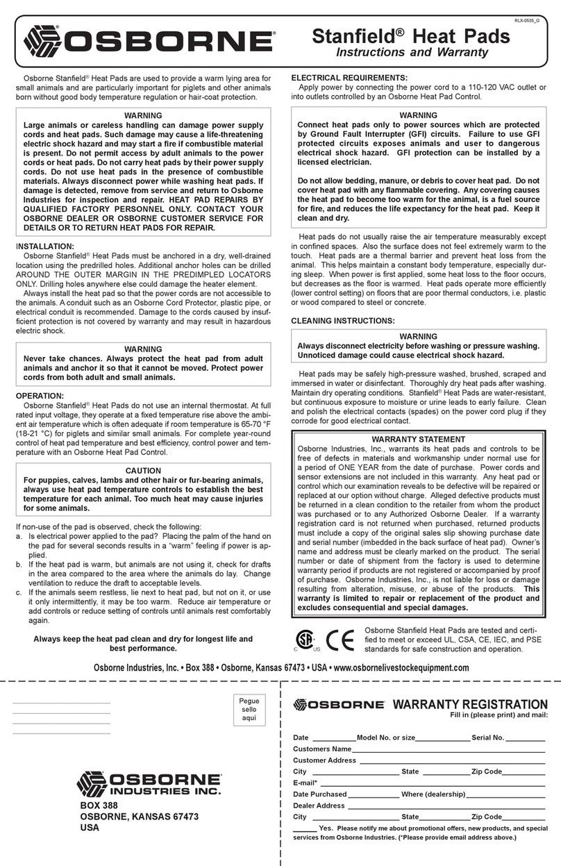 Osborne Stanfield Installation guide Osborne Stanfield Installation guide