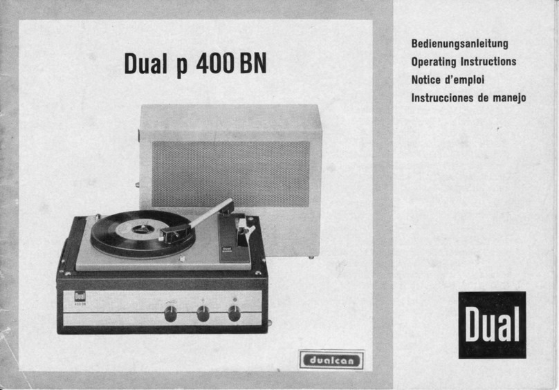 Dual p 400 BN User manual