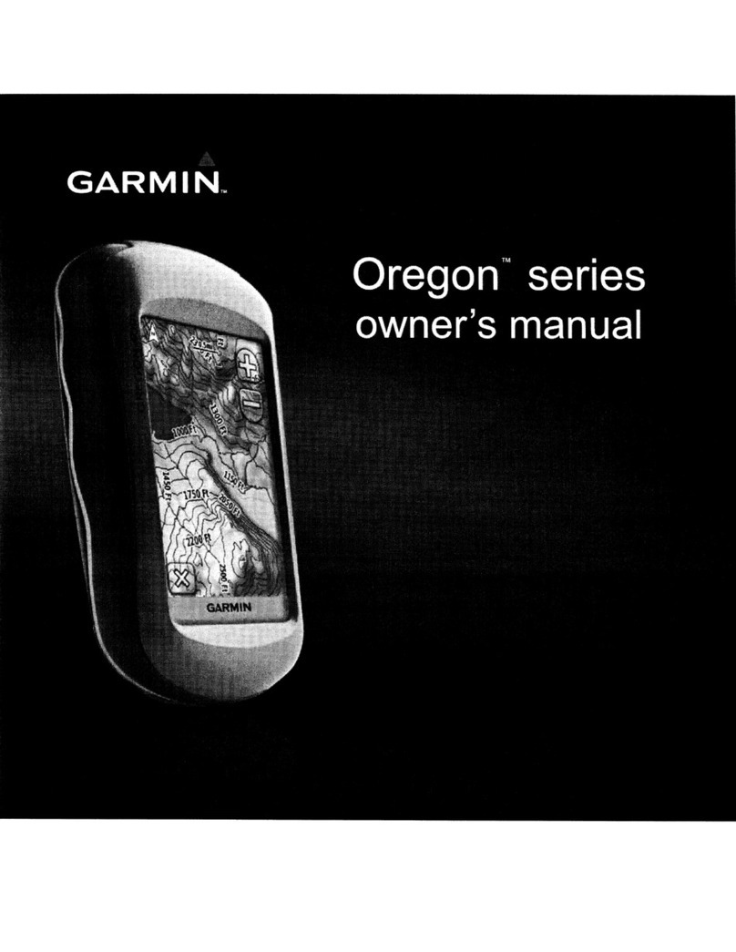 Garmin Oregon Series owner's manual