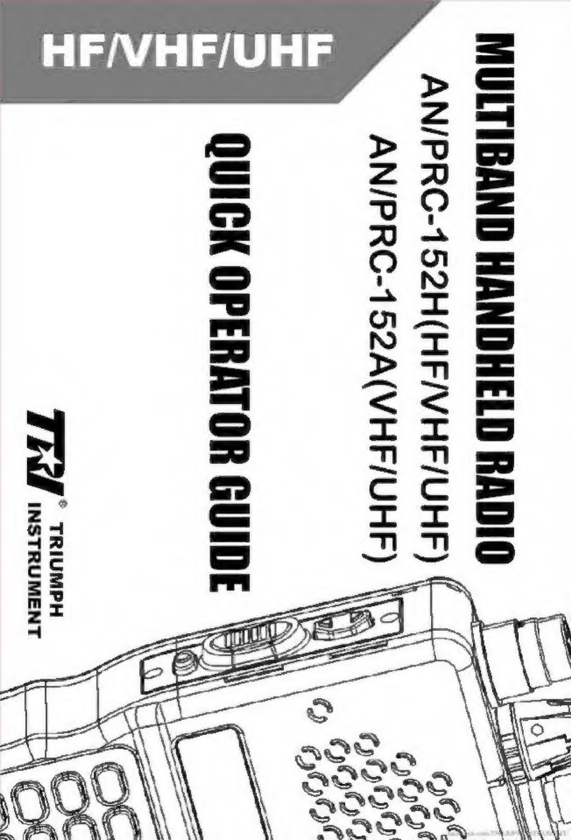TRI AN/PRC-152H Quick operator's guide