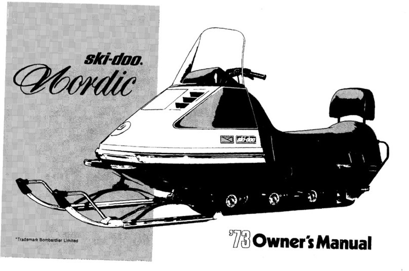 BOMBARDIER ski-doo Nordic 640ER 1973 User manual BOMBARDIER ski-doo Nordic 640ER 1973 User manual