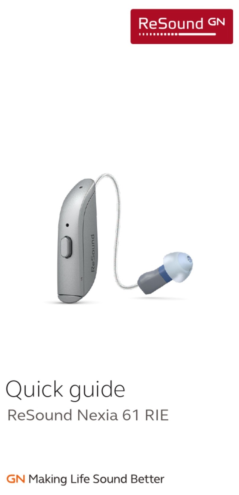 ReSound Nexia 61 RIE User manual