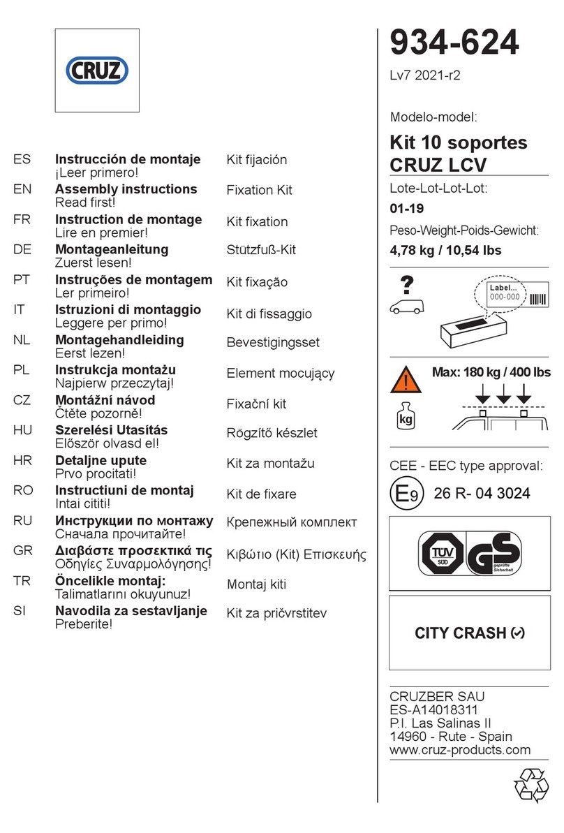 Cruz 934-624 Assembly instructions
