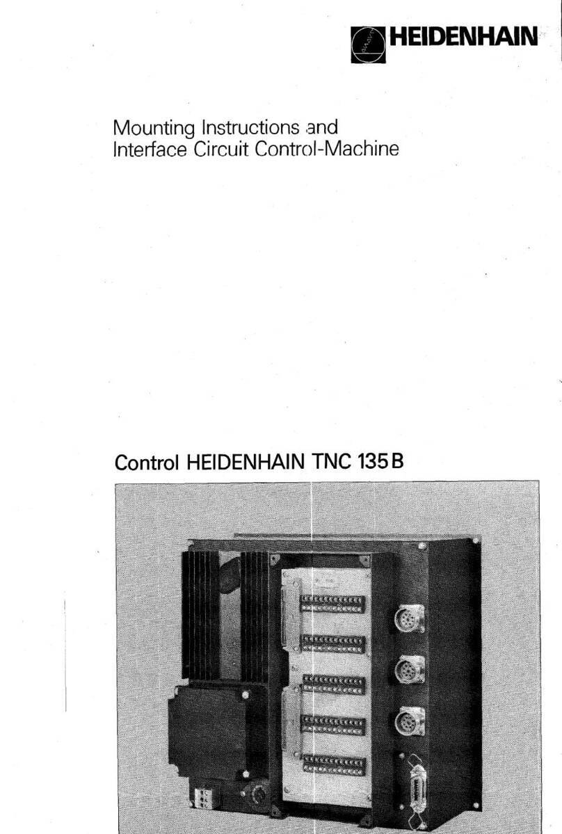 HEIDENHAIN TNC 135 B Mounting instructions