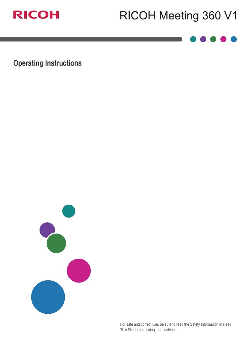 Ricoh Meeting 360 V1 User manual