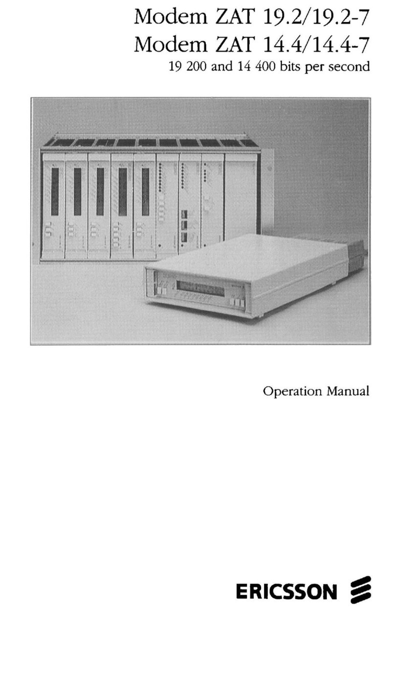 Ericsson ZAT 19.2 User manual